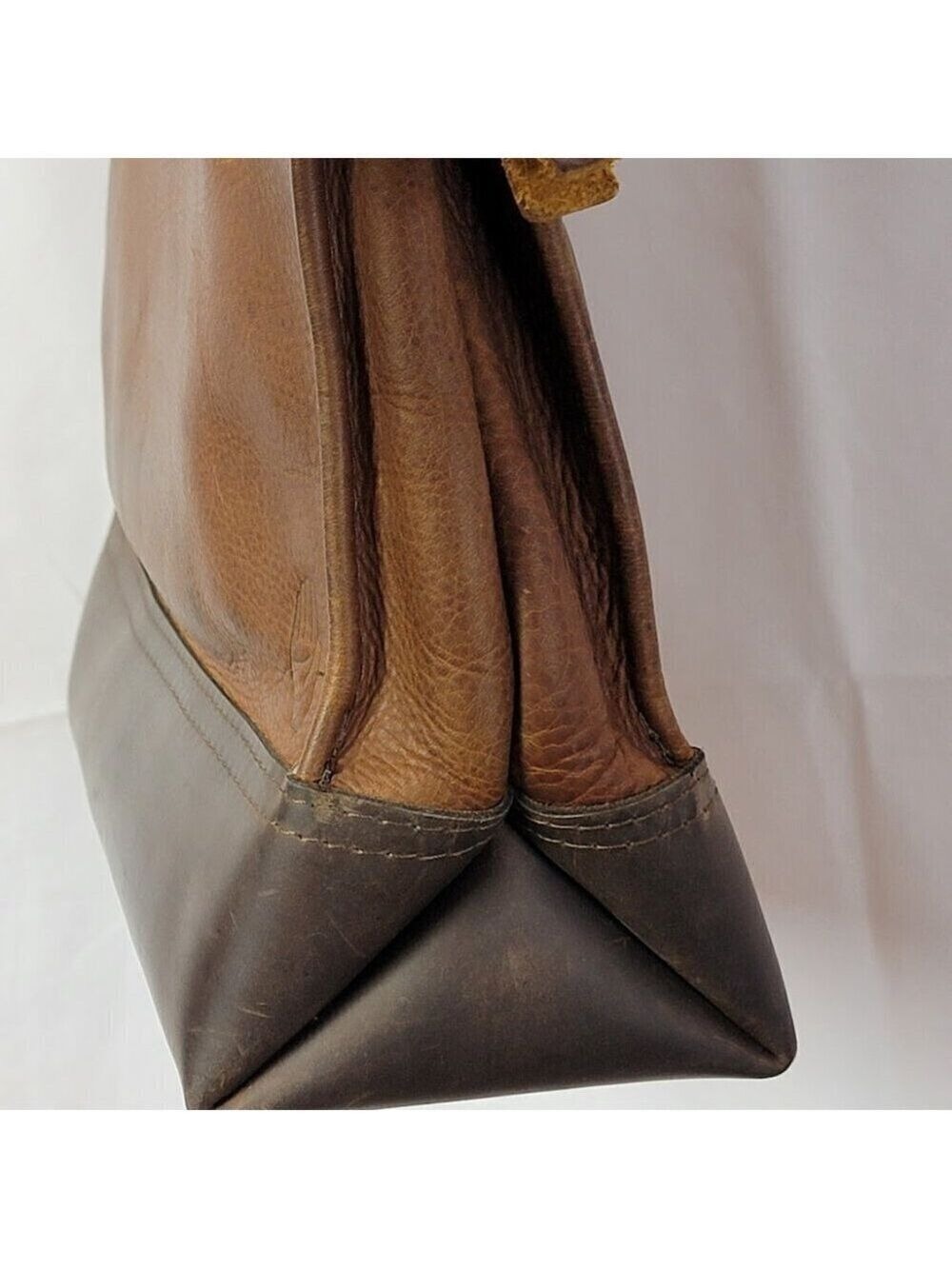 Open Hand Leather Goods Handmade Leather Tote - Gorgeous - Made to Last Lifetime - Picture 9 of 11